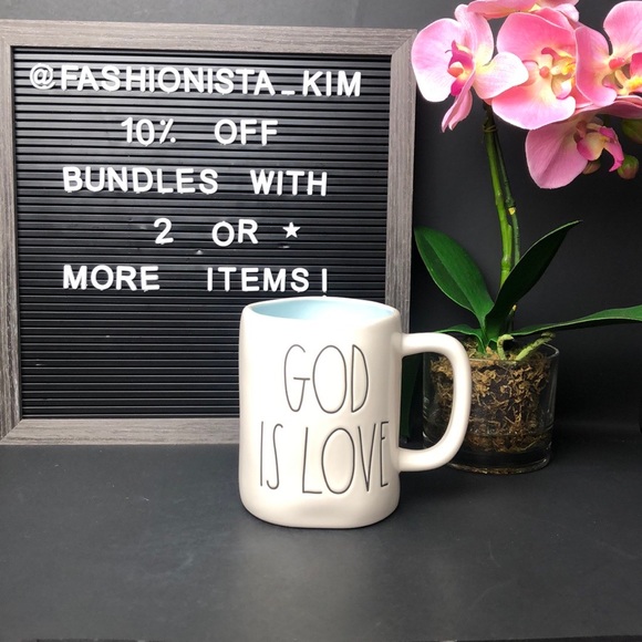 New Rae Dunn GOD IS LOVE mug - Picture 6 of 10